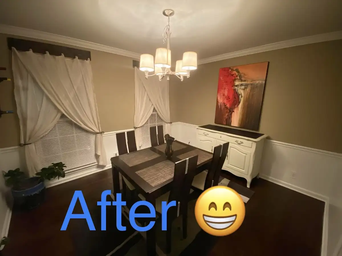 Professional dining room restoration after water damage in Evans